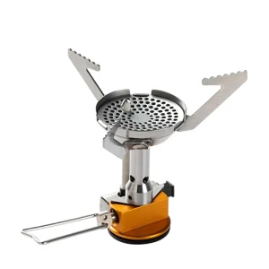 High Power 3200W Ultralight Compact Portable Gas Stove with Piezo Ignition for Solo Trekking