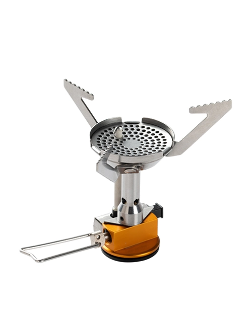 High Power 3200W Ultralight Compact Portable Gas Stove with Piezo Ignition for Solo Trekking