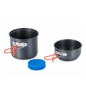 Best Selling Lightweight Camping Solo Backpacking Pot and Pan Set