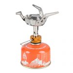 Ultra-Compact Camping Foldable Stove Durable and Windproof for Backpacking