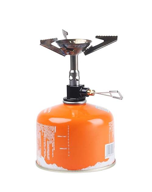 Lightweight Backpacking Canister Gas Stove with Integrated Pressure Regulator - image3