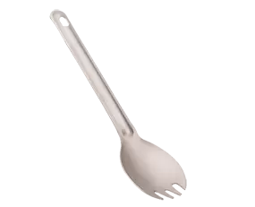 description of Camping Large Titanium Cystallation Cookware Spoon