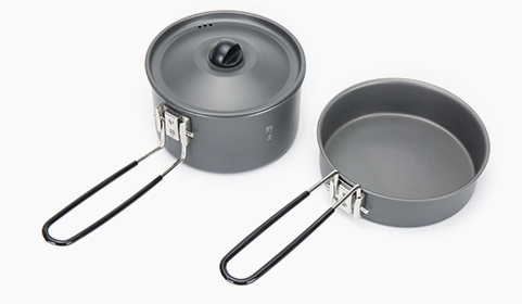 description of Ultralight Aluminium Cookware Set for Backpacking and Camping
