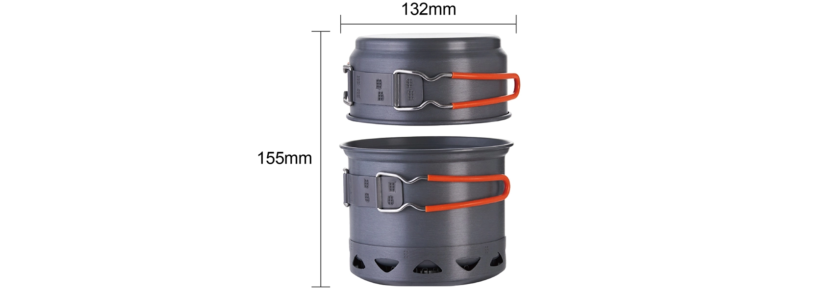 details of Portable Aluminum Cooking Set for Outdoor Fishing