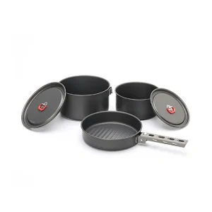 Compact Removable Handle Cook Set for Backpacking