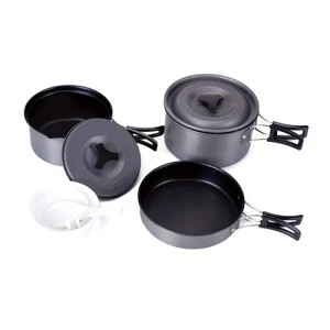 Lightweight Non-Stick Camping Cookware Set For Outdoor Picnic