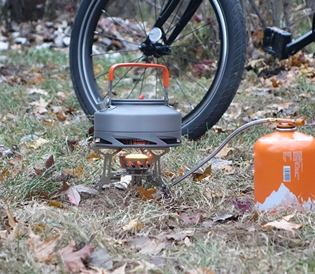 application of Portable Remote Gas Stove for Outdoor Camping-image1