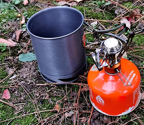 application of Hot Sale Backpacking Camping Stove with Piezo Electric-image2