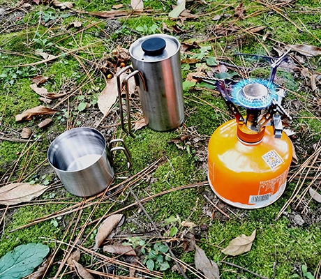 application of Hot Sale Backpacking Camping Stove with Piezo Electric-image3