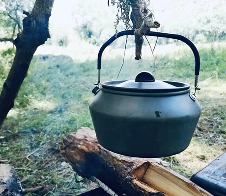application of Lightweight Tea Pot for Outdoor Camping-image5