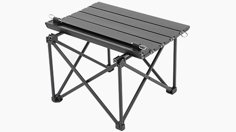 description of Aluminum Camping Folding Table/Roll Up design for Camping Picnic Use