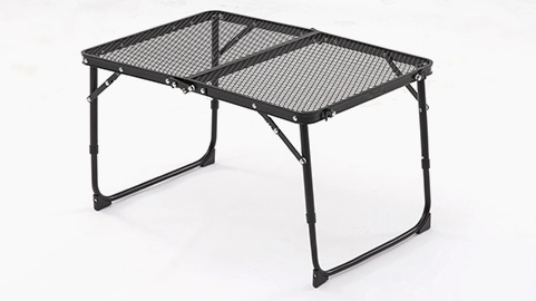 description of Ultralight Portable Travel Camping Iron Mesh Table