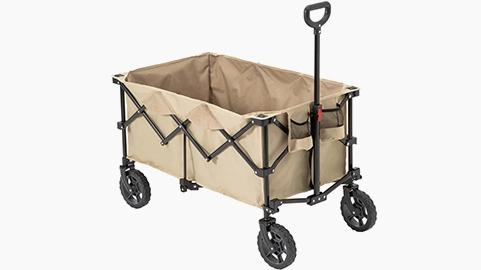 description of Outdoor Garden Folding Cart Camping Wagon