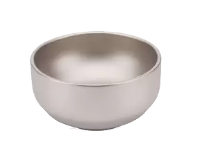 description of Durable Camping Utensil Titanium Bowl