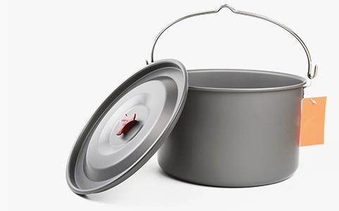 description of Big Size ODM&OEM Aluminum Cooking Pot Campsite Openfire Hanging Pot
