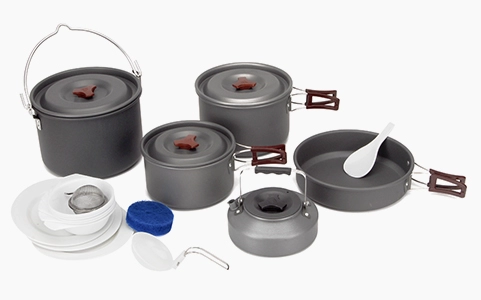 description of Folding Cookware for Family Camping