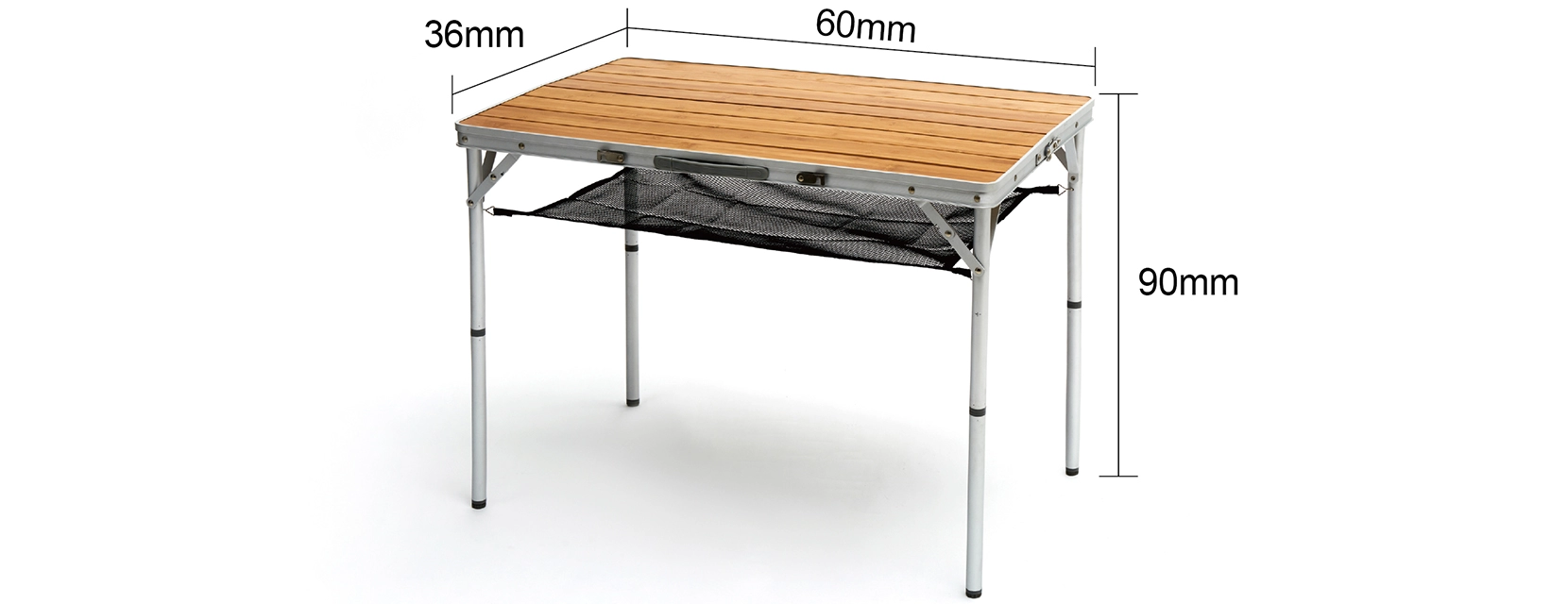 details of Bamboo Folding Table