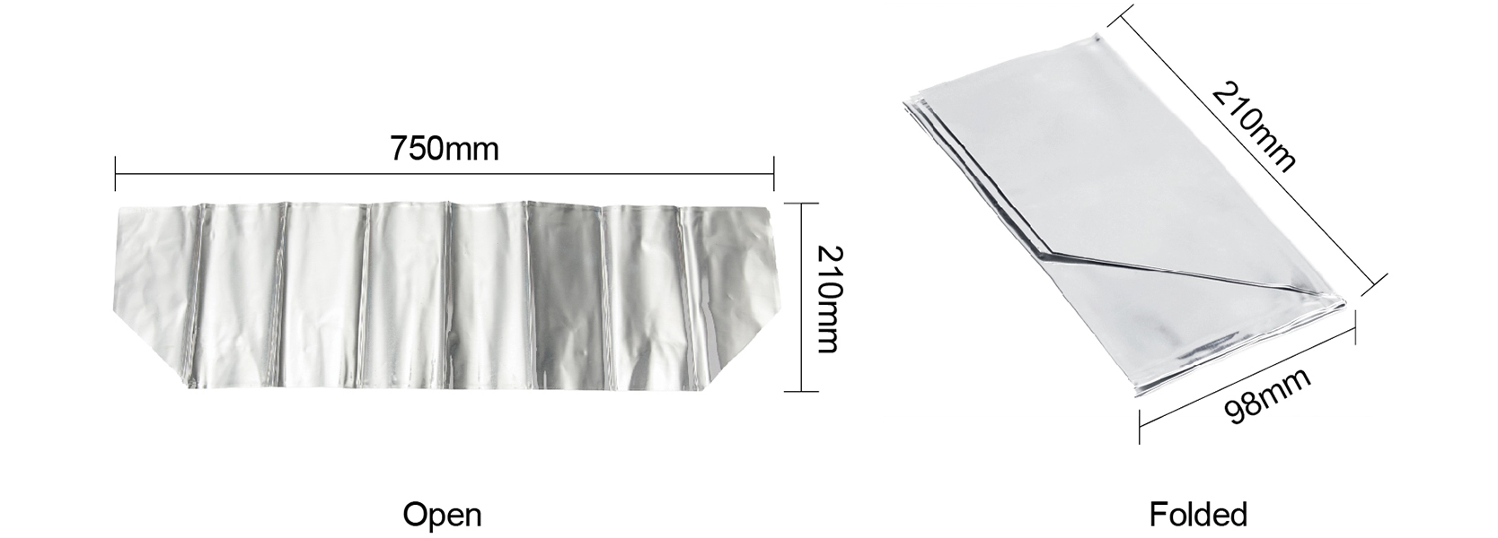 details of Ultralight Folding Aluminum Windscreen for Gas Cooker