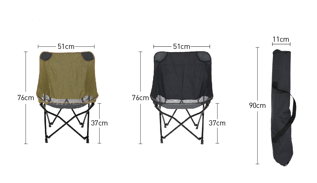 details of Leisure Travel Folding Beach Chair with 3D Breathable Mesh