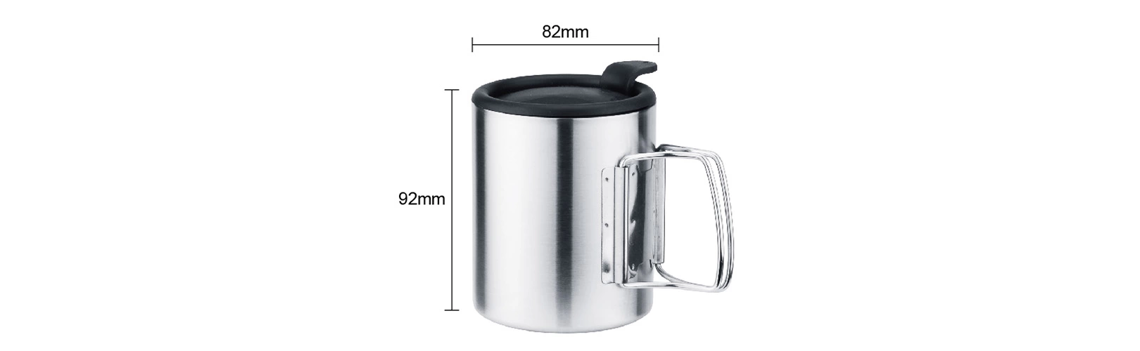 details of Stainless Steel Portable Cup for Camping Use