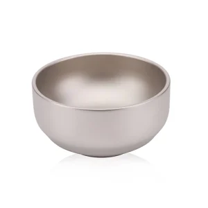 Durable Camping Utensil Titanium Bowl