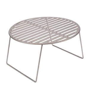 Round Ultralight Lightweight Titanium BBQ Rack