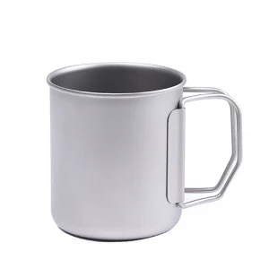 Ultralight Durable Titanium Tableware Mug for Trekking