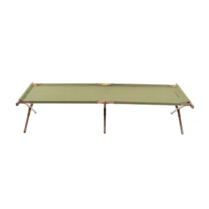Portable Wood Camp Cot for Traveling