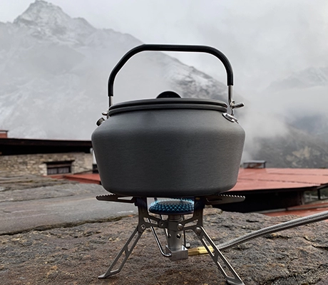 application of Campsite Aluminum Cooking Pot and Tea Kettle-image1