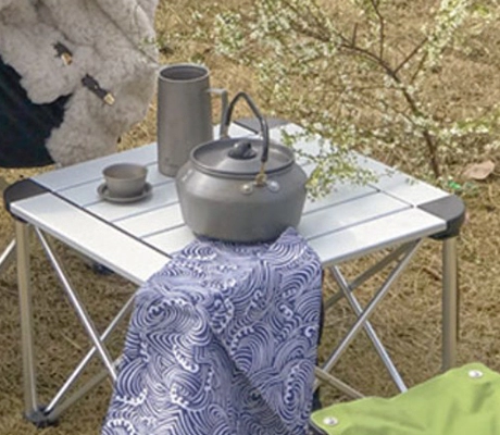 application of Portable Lightweight Aluminum Picnic Table Ultra-Lightweight Foldable-image2