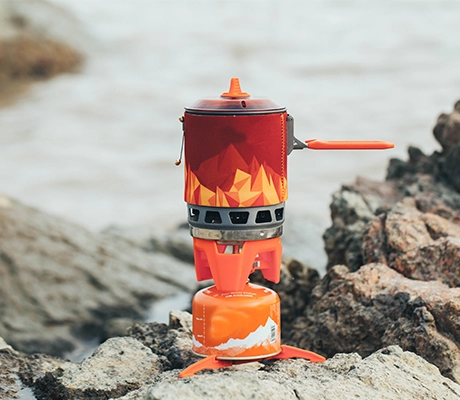 application of Folding Camping Gas Canister Stand Portable and Stable-image4