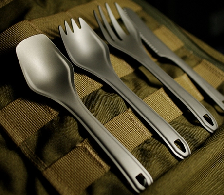application of Ultralight Titanium Spoon For Outdoor Picnic-image2