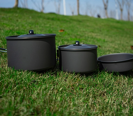 application of Campsite Aluminum Cooking Pot and Tea Kettle-image3