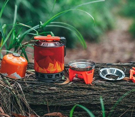 application of Folding Camping Gas Canister Stand Portable and Stable-image1