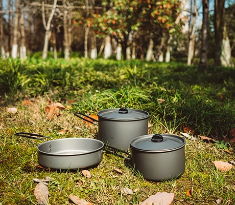 application of Outdoor Essential Cook Set for Group Camping-image3
