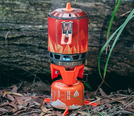 application of Folding Camping Gas Canister Stand Portable and Stable-image3