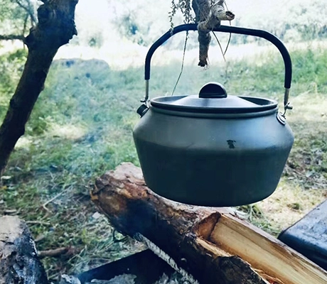 application of Campsite Aluminum Cooking Pot and Tea Kettle-image5