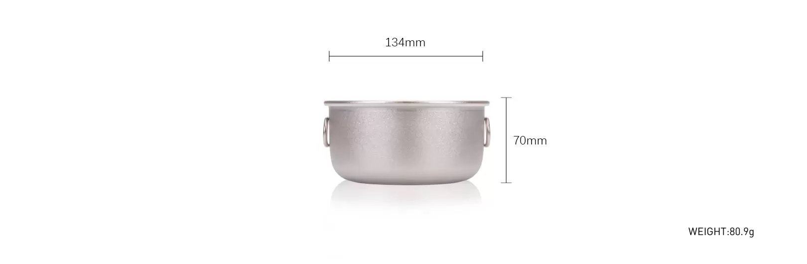 details of Ultralight Titanium Cookware with Foldable Handles
