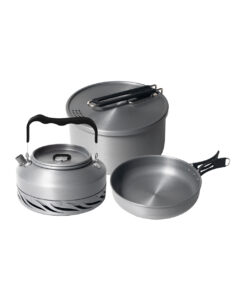 Hard Anodized Aluminum Cookset with Heat Exchanger & Insulated Handles
